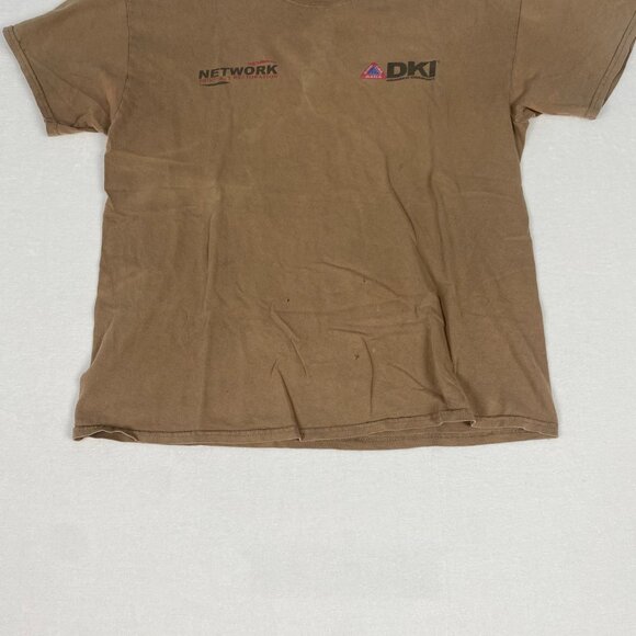 DKI Disaster Emergency Response Team Brown Distressed Bleached Discolored Tee - Picture 4 of 9